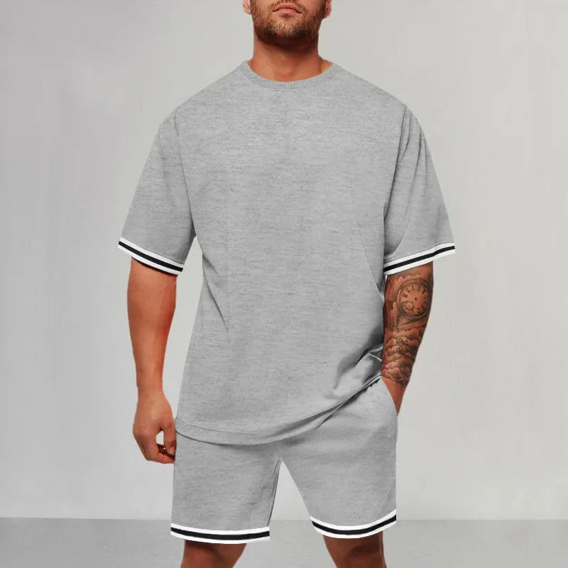 Conjunto Masculino Casual - Bermuda e Camiseta
