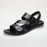Sandália de Couro Confortável Masculina