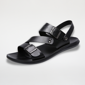 Sandália de Couro Confortável Masculina
