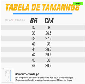 Mocassim Ortopédico Democrata + Chinelo Massageador [LIQUIDAÇÃO]