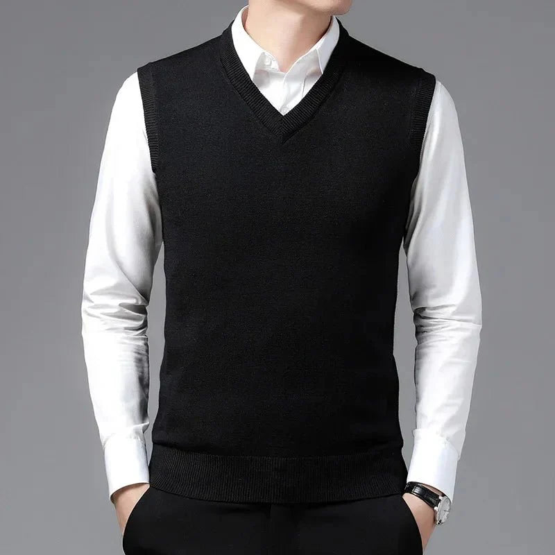 Colete Masculino de Lã - Elegância e Conforto