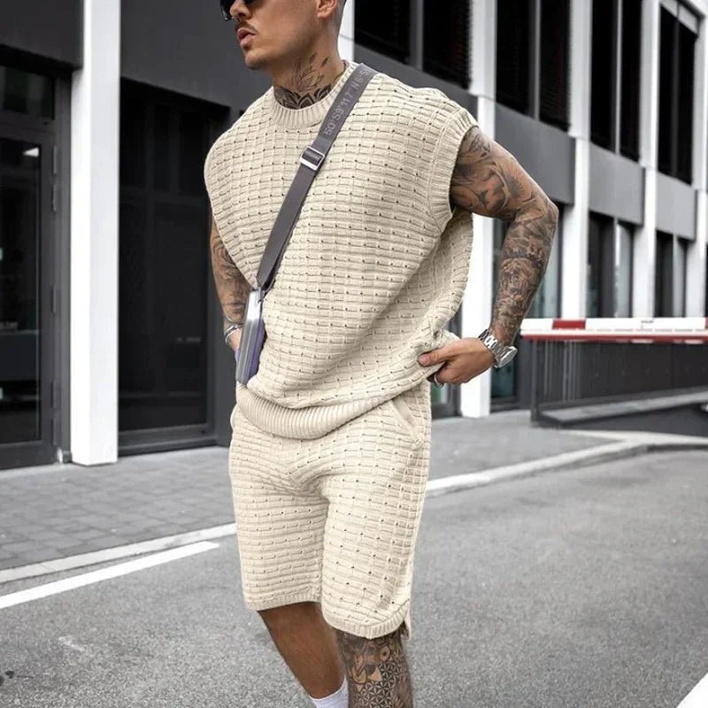 Conjunto Masculino Streetwear - Bermuda e Camiseta