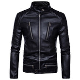 Jaqueta de Couro Masculina - Proteção e Estilo para Motociclistas